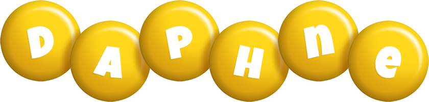 Daphne candy-yellow logo