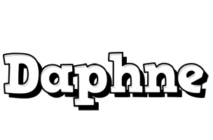 Daphne snowing logo