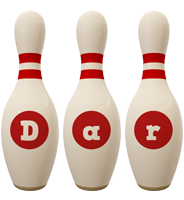 Dar bowling-pin logo