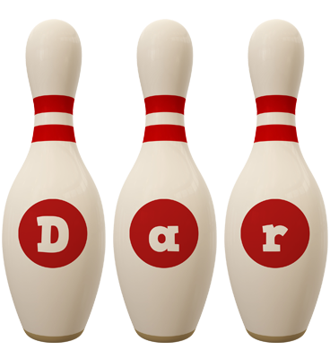 Dar bowling-pin logo