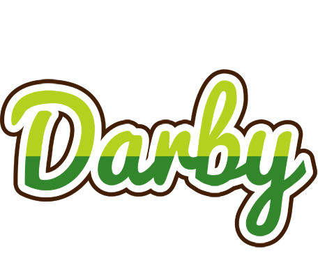 Darby golfing logo