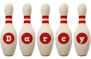Darcy bowling-pin logo