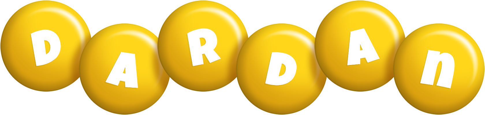 Dardan candy-yellow logo