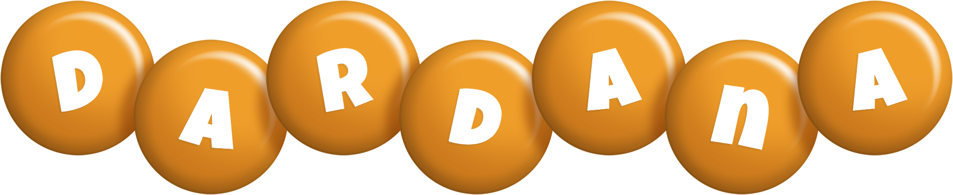Dardana candy-orange logo