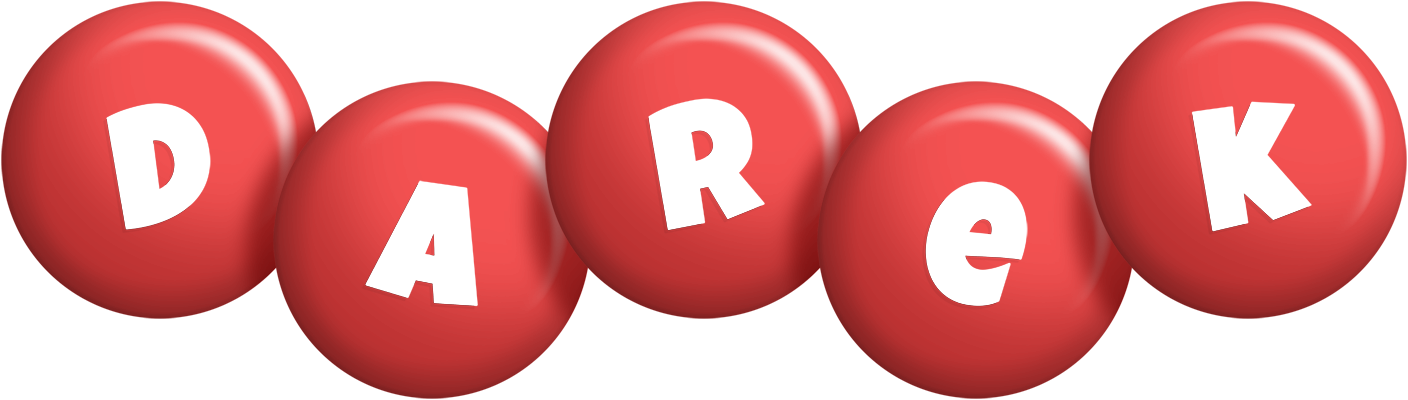 Darek candy-red logo