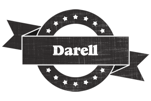 Darell grunge logo