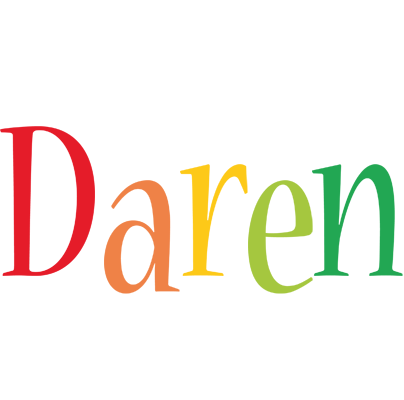 Daren birthday logo