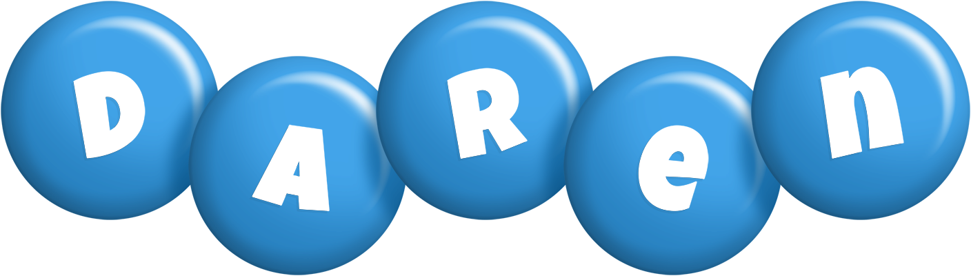 Daren candy-blue logo