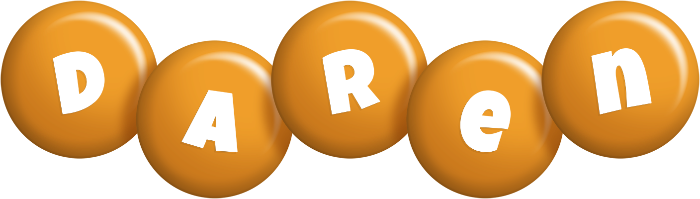 Daren candy-orange logo