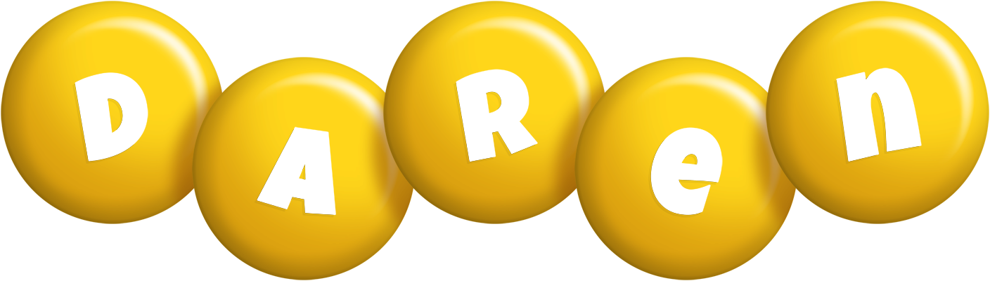 Daren candy-yellow logo