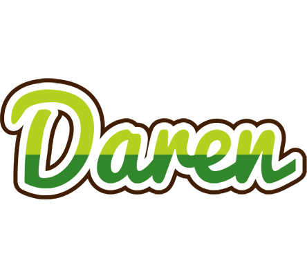 Daren golfing logo