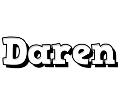 Daren snowing logo