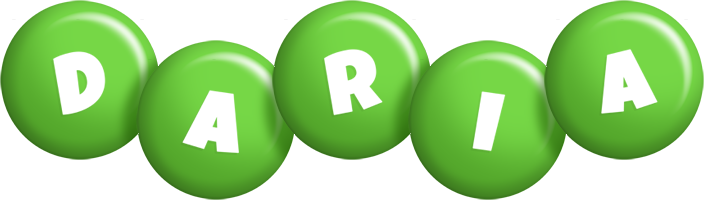 Daria candy-green logo