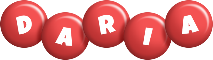 Daria candy-red logo