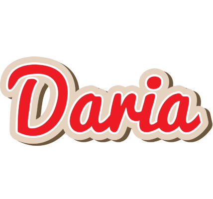 Daria chocolate logo