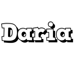 Daria snowing logo
