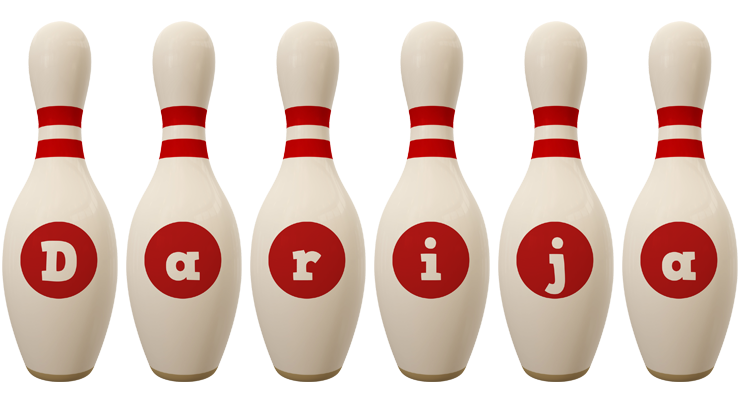 Darija bowling-pin logo