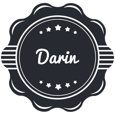 Darin badge logo