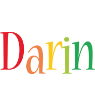 Darin birthday logo