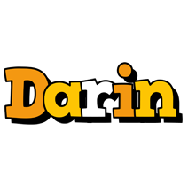 Darin cartoon logo