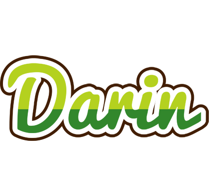 Darin golfing logo