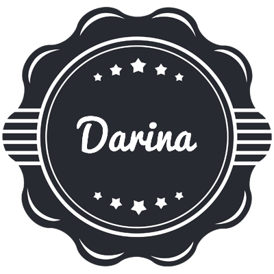 Darina badge logo