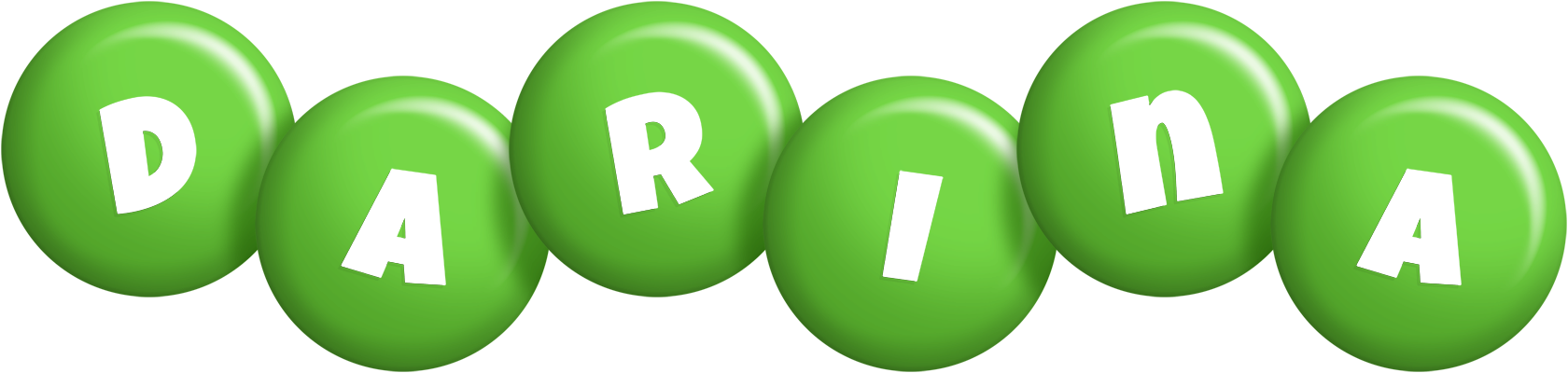 Darina candy-green logo
