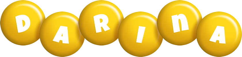Darina candy-yellow logo