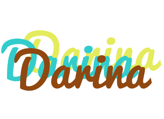 Darina cupcake logo