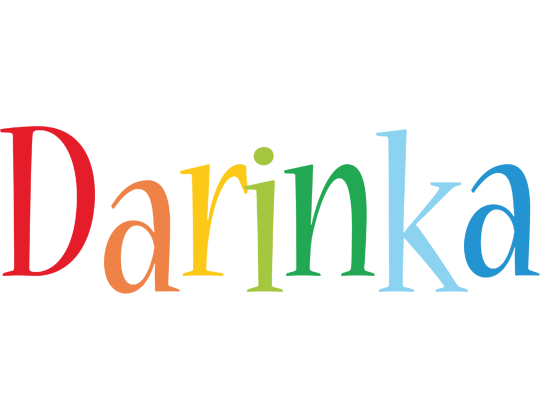 Darinka birthday logo