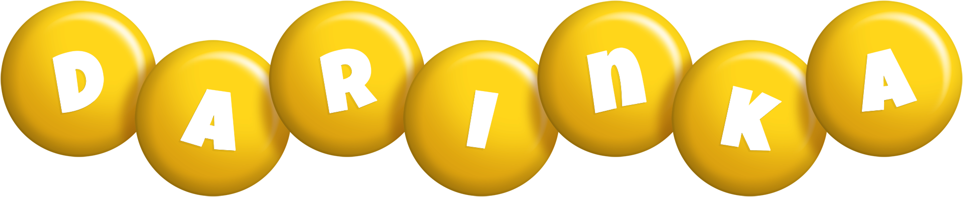 Darinka candy-yellow logo