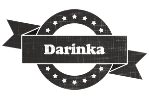 Darinka grunge logo