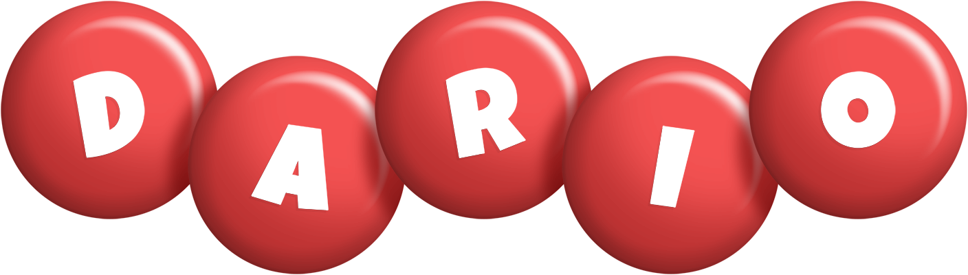 Dario candy-red logo