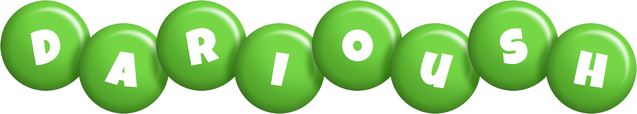 Darioush candy-green logo