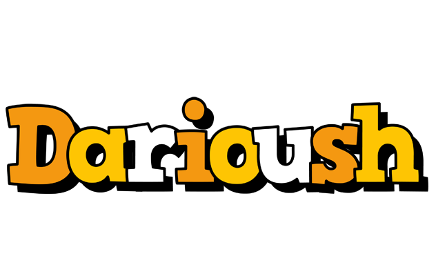 Darioush cartoon logo