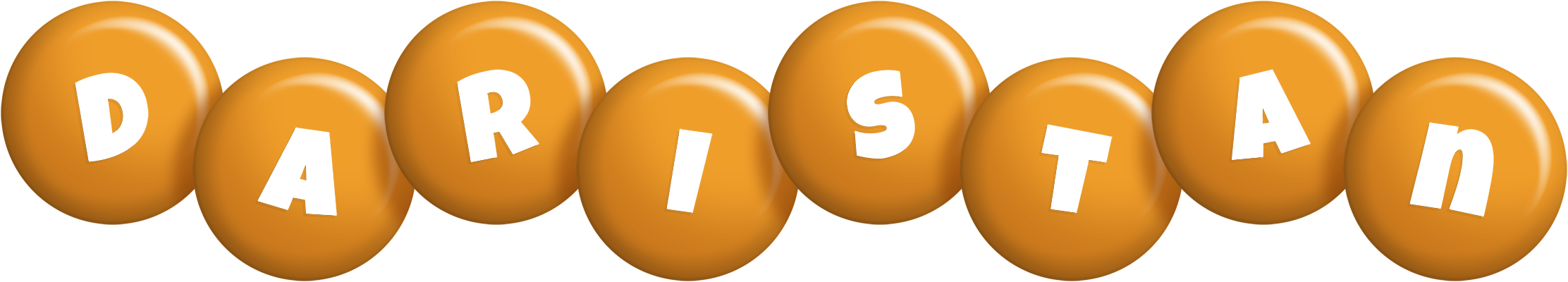 Daristan candy-orange logo