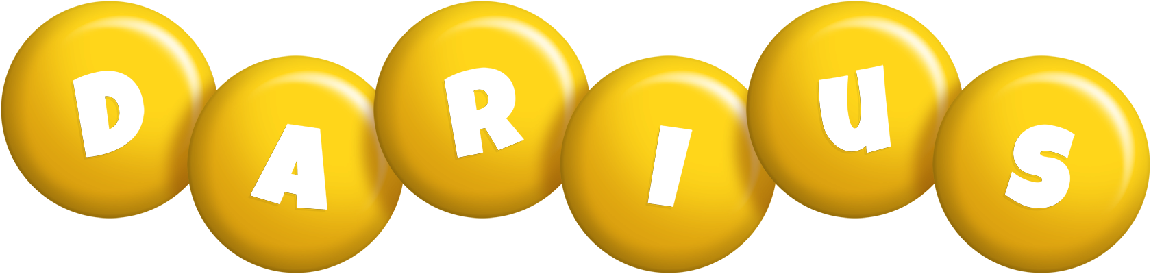 Darius candy-yellow logo