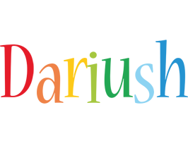 Dariush birthday logo