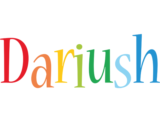 Dariush birthday logo