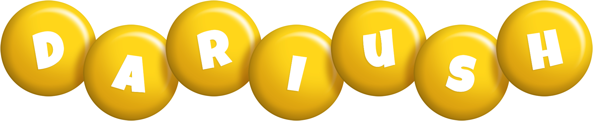Dariush candy-yellow logo