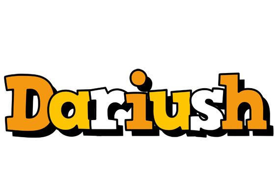 Dariush cartoon logo