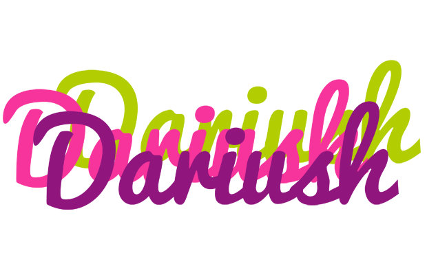 Dariush flowers logo