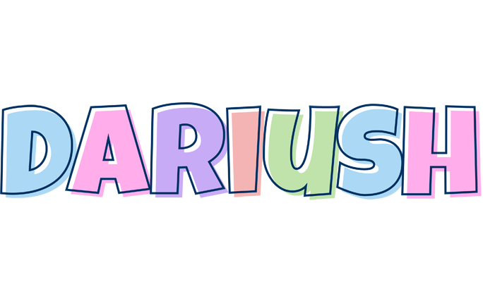 Dariush pastel logo