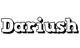 Dariush snowing logo