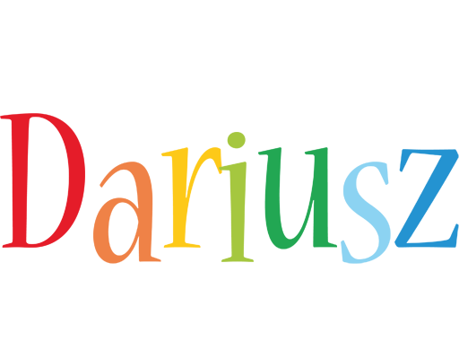 Dariusz birthday logo