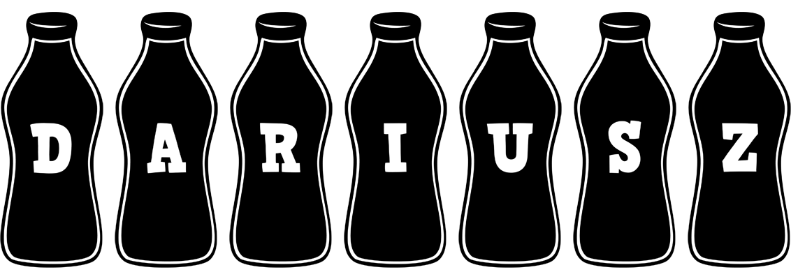 Dariusz bottle logo