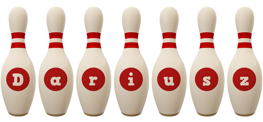 Dariusz bowling-pin logo