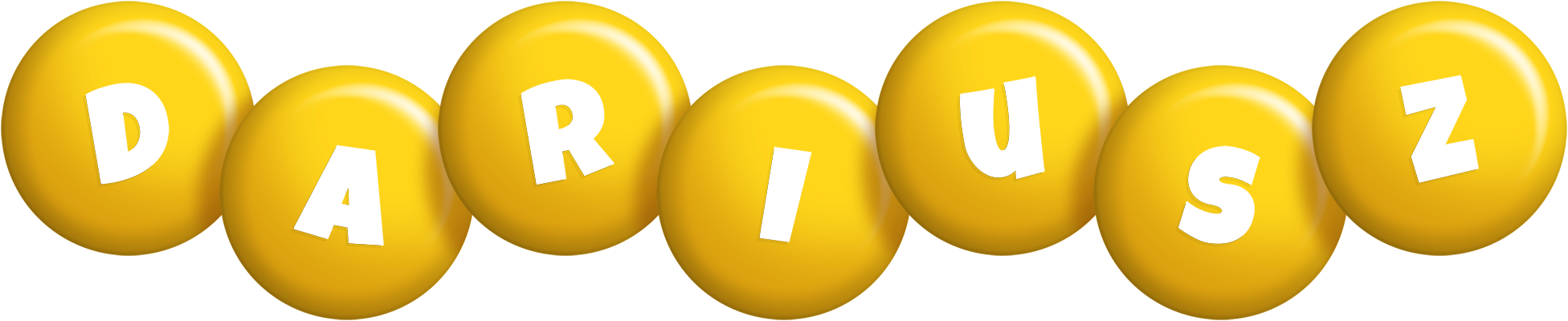 Dariusz candy-yellow logo