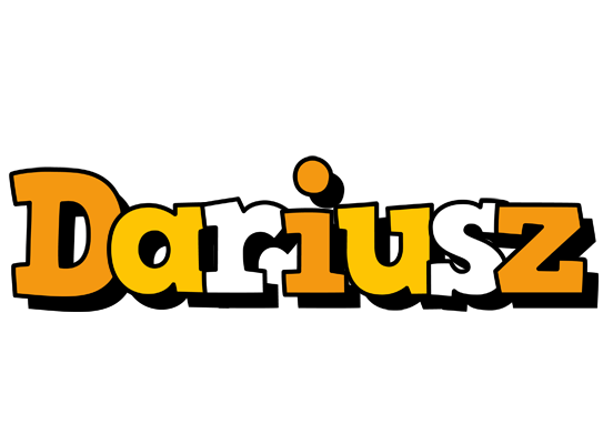 Dariusz cartoon logo