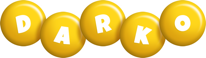 Darko candy-yellow logo